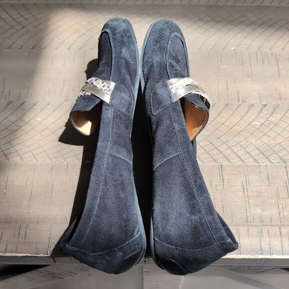 ZAQQ Qerp Velors Black Suede Barefoot Loafers Sz 38 - Picture 12 of 16